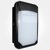 Eterna IP65 17W LED Colour Temperature Selectable Slim Wall Bulkhead with Photocell in Black