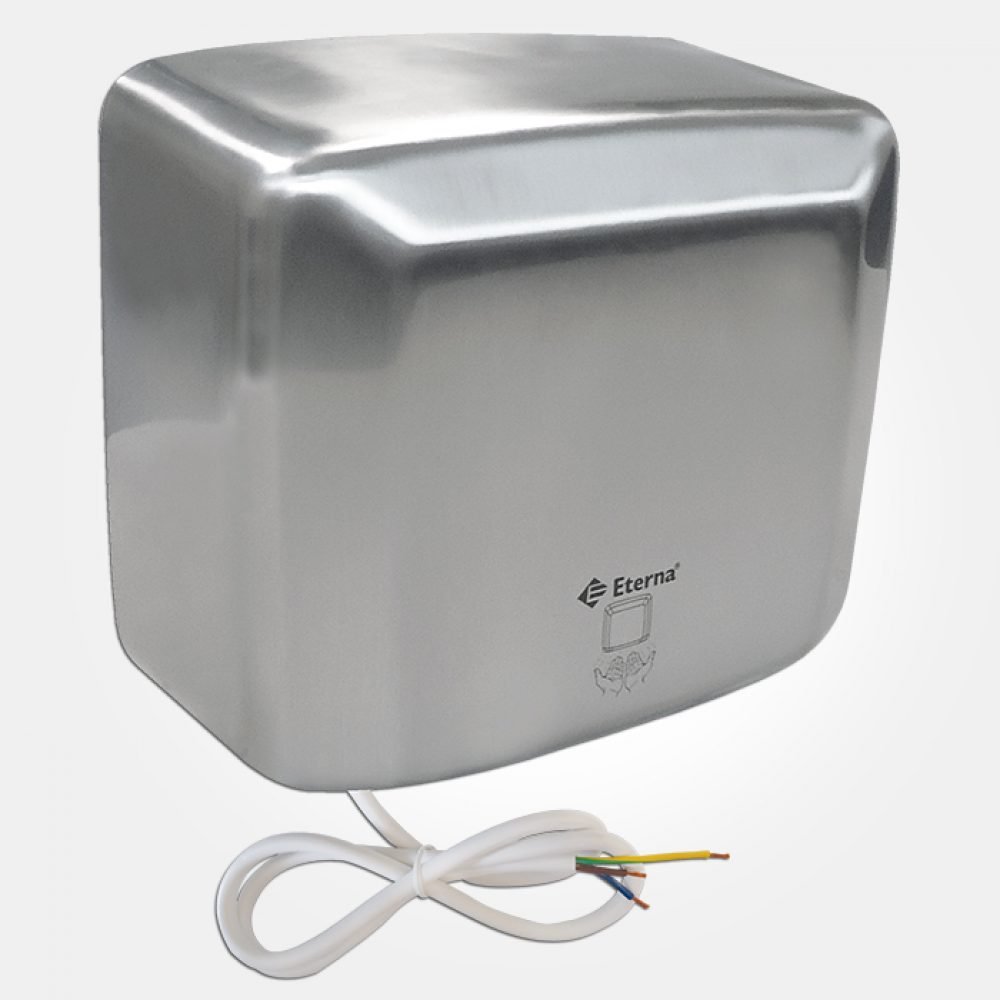 Eterna High Performing IPX1 Auto Hand Dryer 2500W Stainless Steel