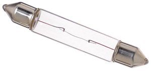 S+H LED Soffittenlampe 11x39mm – 12-14V Gelb, 4-Chip, Mit Brückengleichrichter, Für Anzeigezwecke