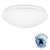 Flush Microwave Sensor Ceiling Light White/Frosted