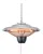 Forum Lighting Coral 1500W IP34 Pendant Heater (Silver)