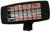 Forum Lighting IP24 2.1KW Blaze Wall Mounted Patio Heater in Black