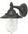 Garden Zone Outdoor IP44 E27 Sandown Wall Lantern in Black