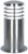 Garden Zone Outdoors IP44 E27 Sandbanks 1 Light Mini Bollard in Stainless Steel