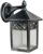 Garden Zone Outdoors IP44 E27 Winchcombe 1 Light Wall Lantern in Black/Silver