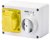 Gewiss 16A IP44 IEC309 2P+E Yellow Interlocked Switched Horizontal Socket Outlet 110V