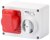 Gewiss 16A IP44 IEC309 3P+N+E Red Interlocked Switched Horizontal Socket Outlet 400V