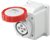 Gewiss 32A IP67 IEC309 3P+E Red 10 degree Watertight Mounting Socket Outlet with Screw Wiring 400V