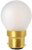 Girard Sudron 1W White LED E27 Golfball IP44 Very Warm White (Pearl Finish 5W Alternative)