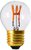 Girard Sudron 2W E27 Clear Golfball LED Filament Bulb 3 Loops G45 Very Warm White