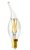 Girard Sudron Candle COUP de VENT CV4 Filament LED 4W E14 320lm 2700K Clear