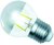 Girard Sudron Filament Silver Cap 4w Edison Screw Very Warm White 350lm Dim G45 Golf Ball LED