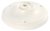 Girard Sudron Single Output White Victorian Porcelain Ceiling Rose