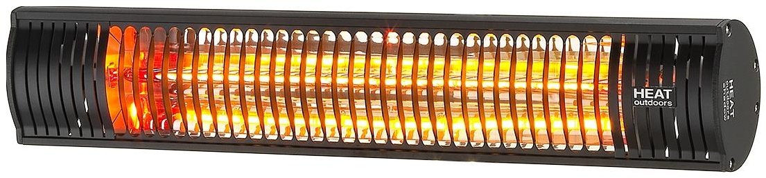 Shadow 2Kw Ultra Low Glare Patio Heater - Black, Black
