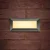 Integral Brick Light Recessed 3.8W 3000K Wall Light with Interchangeable Stainless Steel (180 Lumens