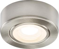 KnightsBridge 230V 2W LED Under Cabinet Light with Adjustable CCT - Brushed Chrome