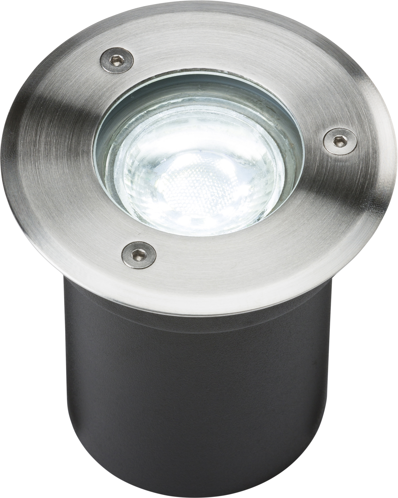 KnightsBridge 230V IP65 3W LED Stainless Steel Recessed Ground Light - 6000K