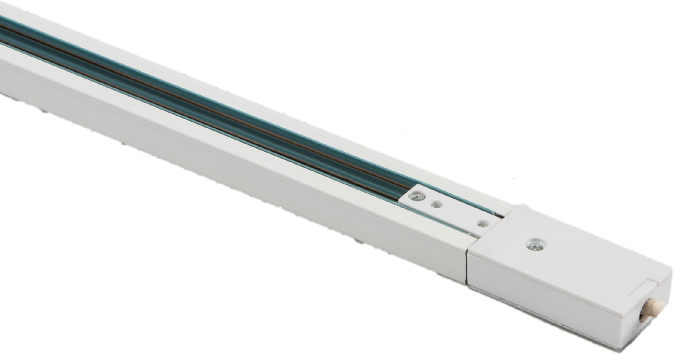Knightsbridge 2 Metre White Single Circuit Track Lighting