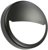 LED Flush Bulkhead BT9 Eyelid Accessory in Black