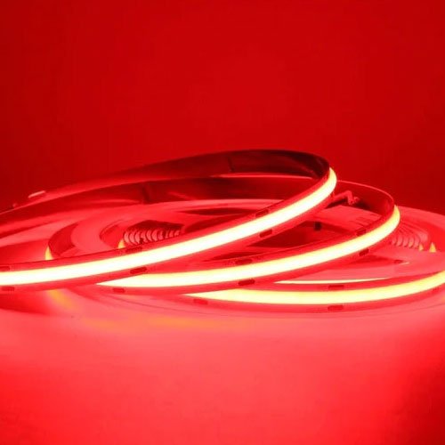 T468 24V COB 1 Metre LED Strip Seamless Red 10W/m Dotless | Part Number ...