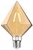 Luxram 4W Very Warm White Dimmable E27 LED Tri-Diamond Shaped Bulb Amber Finish