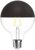 Luxram 4W Warm White Dimmable E27 LED G80 Black Top Bulb Clear Finish