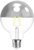 Luxram 4W Warm White Dimmable E27 LED G80 Silver Top Bulb Clear Finish