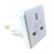 Lyvia Plastic European Travel Adaptor