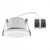 Megaman 10x TEGO Slim Matt White 5.5 Watt IP65 Fire Rated Dimmable Integrated LED Downlight (Very Wa