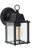 MiniSun Allgreave Black & Glass Outdoor Wall Light