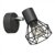 MiniSun Angus Black & Grey Pewter Single Spotlight