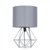 MiniSun Angus Grey Geometric Base Table Lamp