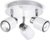 MiniSun Benton 3 Way IP44 Round Plate Bathroom Spotlight White