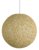 MiniSun Bjorn Medium Rattan/Wicker NE Pendant Shade (Cream)