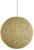 MiniSun Bjorn Small Rattan/Wicker NE Pendant Shade (Cream)