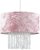 MiniSun Boland Pink Velvet Pendant Shade Clear Droplets