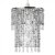 MiniSun Chrome Beaded Non Electric Acrylic Pendant Shade