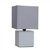 MiniSun Cubbie Grey Cube Touch Table Lamp