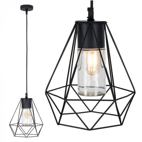 diablo ip44 electric pendant in black