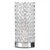 MiniSun Ducy Chrome Cylinder Touch Table Lamp