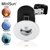 MiniSun Fire Rated IP65 GU10 Downlight White With Domed Bezel NO BULB