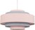 MiniSun Hampshire Pink And Grey Tiered Pendant Shade