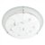 MiniSun Henley Round Flush Ceiling Light with K5 Crystal Accents