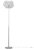 MiniSun Hudson Intertwined Touch Floor Lamp Chrome / Clear