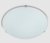 MiniSun Isaac Round Flush Ceiling Light Opal Glass