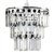 MiniSun Kelsks NE Chrome/Clear/Black Pendant Shade