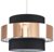 MiniSun Matildo Black & Copper Halo NE Pendant Shade