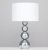 MiniSun Maxi Marissa Chrome Touch Table Lamp White Shade