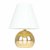 MiniSun Mojo Gold Touch Table Lamp with Cream Shade