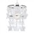 MiniSun Non Electric Pendant Shade With Clear Acrylic Butterfly Design